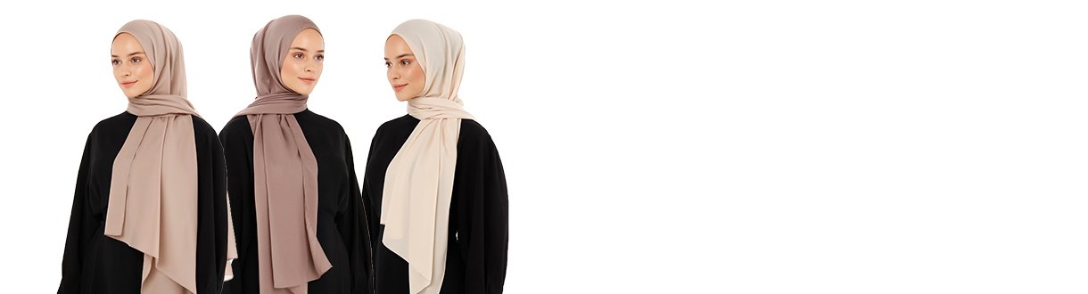 Chiffon Hijab - Prix ​​à partir de 4,99 €