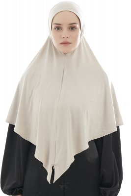Ajda - Hijab Zip Taupe Clair