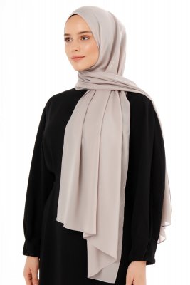 Esra - Hijab Chiffon Gris