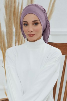 Isabella - Turban En Coton Lilac