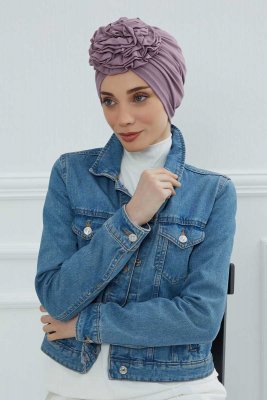 Kerstin - Turban En Coton Lilac