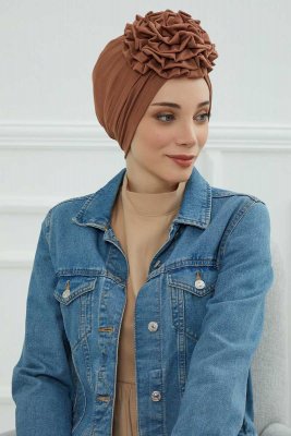 Kerstin - Turban En Coton Caramel