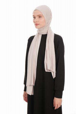 Farah - Hijab Jersey Gris Clair