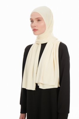 Farah - Hijab Jersey Creme