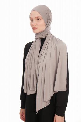 Farah - Hijab Jersey Gris