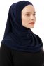 Esma - Hijab Amira Bleu Marin - Firdevs