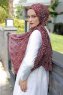 Beyza - Hijab à Motifs Rose & Bleu - Sal Evi