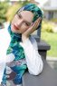 Kader - Hijab à Motifs Vert - Sal Evi