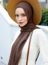 Emira - Hijab Marron Foncé - Sal Evi
