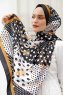 Hijab Twill à Motifs Gold - Sal Evi