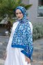 Hijab Twill à Motifs Spring - Sal Evi