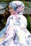 Hijab Twill à Motifs Pink Breeze - Sal Evi