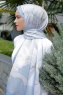 Hijab Twill à Motifs Blue Forest - Sal Evi