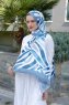 Hijab Twill à Motifs Clouds - Sal Evi