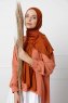 Sibel - Hijab Jersey Rouge Brique