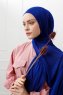 Sibel - Hijab Jersey Bleu