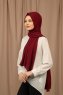 Yildiz - Hijab Crepe Chiffon Cherry
