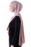 Seda - Hijab Jersey Gris Pierre - Ecardin