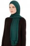 Melek - Hijab Jersey Premium Vert Foncé - Ecardin