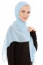 Derya - Hijab Pratique Chiffon Bleu Clair