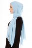 Derya - Hijab Pratique Chiffon Bleu Clair