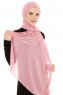 Derya - Hijab Pratique Chiffon Rose Foncé
