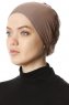Dilara - Bonnet Taupe Foncé - Ecardin