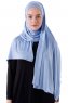 Hanfendy - Hijab Pratique One-Piece Bleu Clair