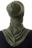 Damla - Bonnet Masque Ninja Hijab Kaki