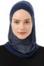 Babe Cross - Hijab Al Amira One-Piece Bleu Marin