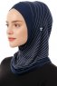 Babe Cross - Hijab Al Amira One-Piece Bleu Marin