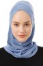 Babe Cross - Hijab Al Amira One-Piece Indigo