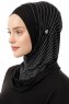Babe Plain - Hijab Al Amira One-Piece Noir & Blanc