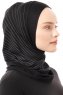 Babe Plain - Hijab Al Amira One-Piece Noir & Gris Clair