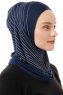 Babe Plain - Hijab Al Amira One-Piece Bleu Marin