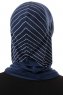 Babe Plain - Hijab Al Amira One-Piece Bleu Marin