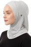 Babe Plain - Hijab Al Amira One-Piece Gris Clair