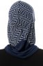 Silva Cross - Hijab Al Amira One-Piece Bleu Marin