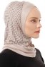 Silva Cross - Hijab Al Amira One-Piece Taupe Clair