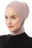Elnara - Bonnet Cross Hijab Gris Pierre