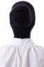 Elnara - Bonnet Plain Hijab Noir