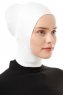 Elnara - Bonnet Plain Hijab Crème