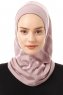 Ekose Plain - Hijab Al Amira One-Piece Gris Pierre