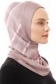 Ekose Plain - Hijab Al Amira One-Piece Gris Pierre