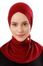 Ceren - Hijab Pratique Viscose Bordeaux 