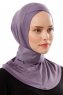 Ceren - Hijab Pratique Viscose Violet Foncé