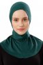 Ceren - Hijab Pratique Viscose Vert Foncé