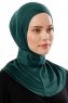 Ceren - Hijab Pratique Viscose Vert Foncé