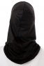 Wind Plain - Hijab Al Amira One-Piece Noir & Gris Clair