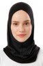 Wind Cross - Hijab Al Amira One-Piece Noir & Blanc
